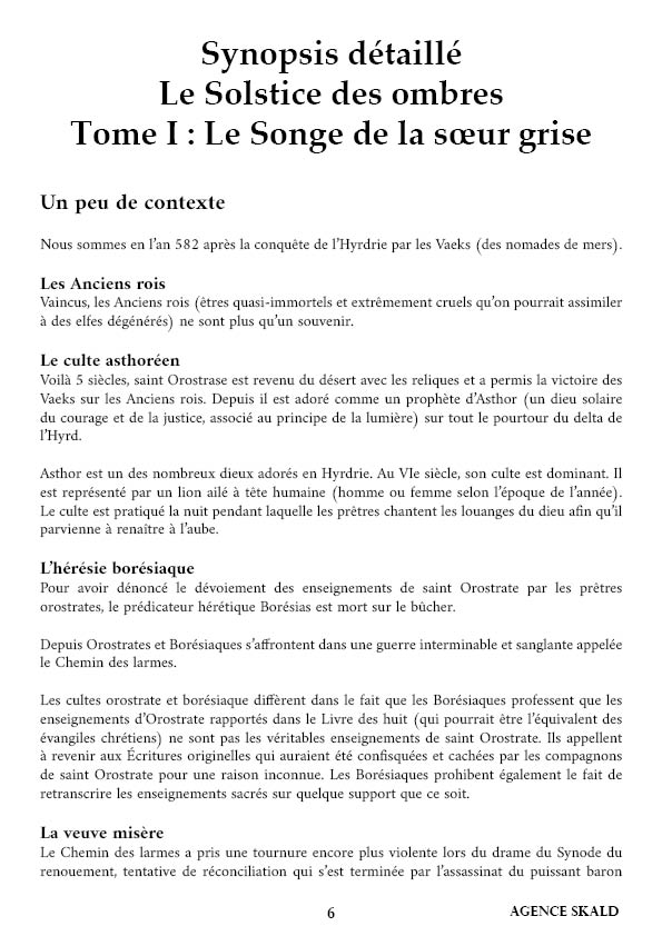 Dossier de soumission-Le Solstice des ombres-Benjamin Lupu-Agence Skald